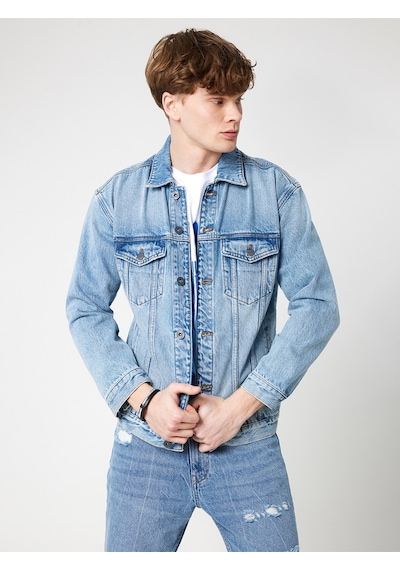 Regular Fit Erkek Ceket Mavi