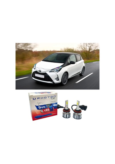 Toyota Yaris Sis Far Ampulü H11 Duo Yeni Seri Beyaz 2020-2023