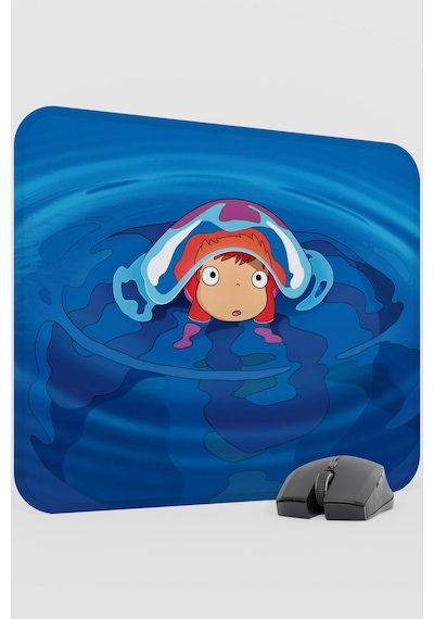 Ponyo Anime V1 - 48x40 Xl Gaming Kauçuk Kaymaz Taban Mouse Pad Fare Altlığı