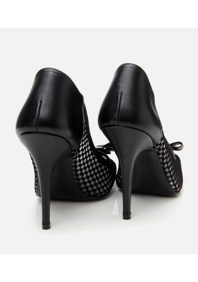 Hotiç Kadın Siyah Fileli Stiletto 01ayh308790a100 Siyah-black Siyah