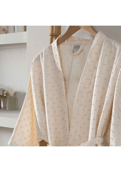 Linens Luce Kimono Standart Mavi Somon