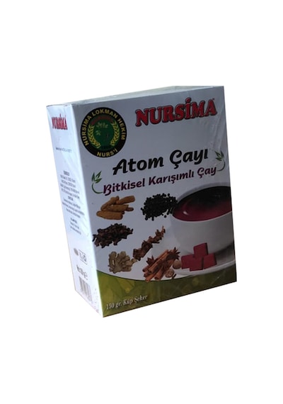 Nursima Atom Çayı Bitkisel Karışımlı Küp Çay 150 G