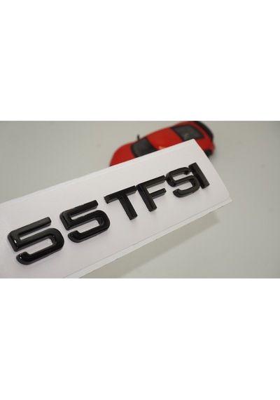 Audi 55 Tfsi Siyah Abs 3m 3d Bagaj Yazı Logo Orjinal Ürün