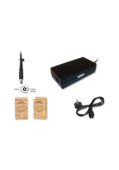 Hp, Msı, Acer Uyumlu Predator 19.5v 9.23a 180w Pinli Uç Notebook Adaptör 7.4 X 5.0mm - Pinli Uç