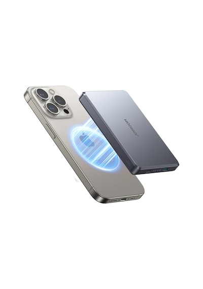 Jr-pbm08 Pro 20w Manyetik Kablosuz Güç Bankası 10000mah Titanyum