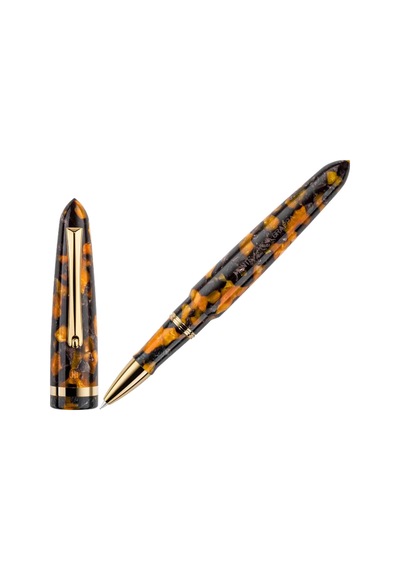 Montegrappa Venetia Havana Amber Roller Kalem Isvenrao Kahverengi