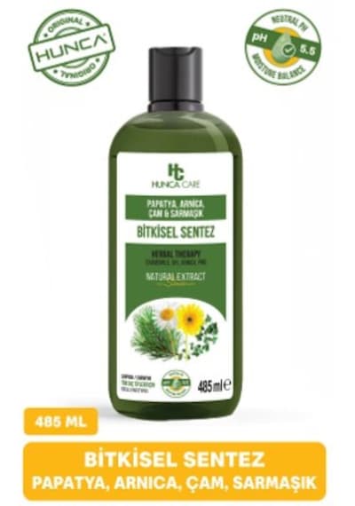 Papatya, Arnica, Çam Ve Sarmaşık İçerikli Bitkisel Şampuan, 485 Ml 3lü Tüm Saç Tipleri