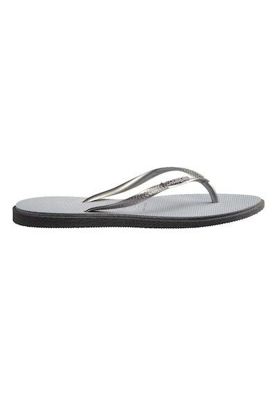 Havaianas Slim Point Steel Grey Kadın Terlik-4794 Gümüş