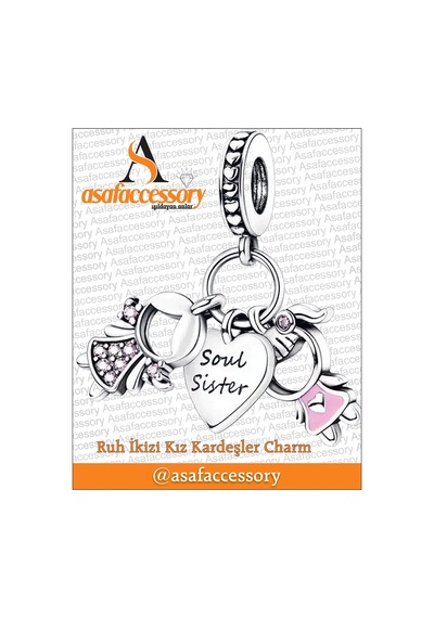 Soul Sister Charm Asafaccessory Gümüş