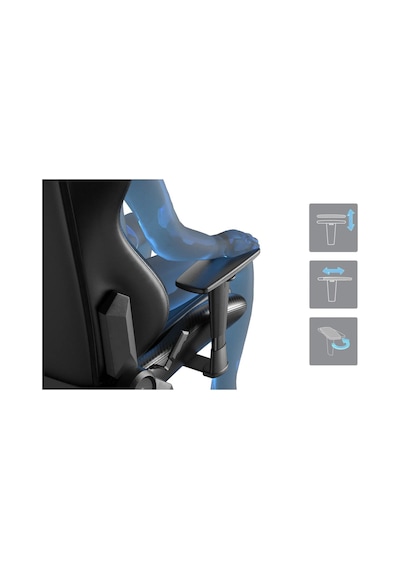 Drifting Seri Soğutucu Jel Köpük Başlığı,basınç Hafifletici Bel Desteği, 3d Ergonomik Kol Dayama Oyu Siyah