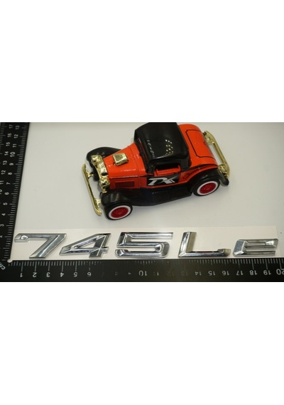 Bmw 745Le Bagaj Krom Metal 3M 3D Yazı Logo