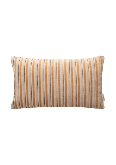Mudo Home Alıce Çizgili Kırlent Hardal 30x50 Diğer