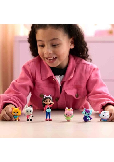 Gabby S Dollhouse Kedi Macerası Ekibi Figür Seti - 6 Lı Karakter Paketi - Gabby Ve Arkadaşları Diğer
