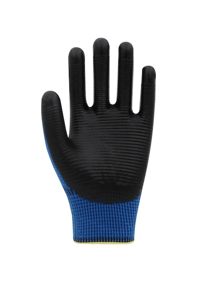 Beybi Polyester-nitril İş Eldiveni Pn5 Zebra No: 10 Mavi - 3 Çift