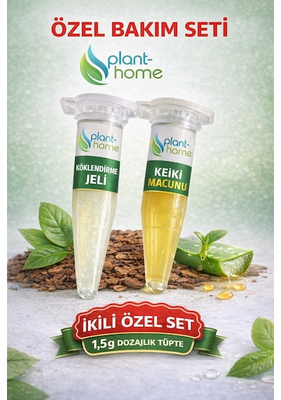Plant-home Köklendirme Jeli + Keiki Macunu Seti 1,5g Orkide Ve Süs Bitkiler İçin Profesyonel Set Diğer