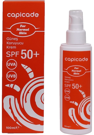 Capicade Normal Ciltler İçin Güneş Kremi SPF50+ 100 ML