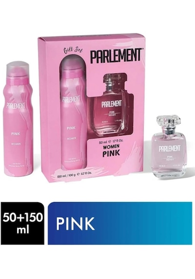 Parlement 50 Ml Pink Kadın Parfüm + 150 Ml Deodorant Seti