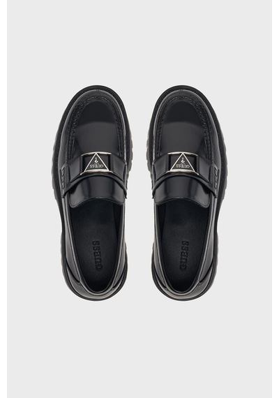 Guess Gorizia 4g Logolu Loafer Ayakkabı Fmfgorlea14 Erkek Ayakkabı Fmfgor Lea14 Black Siyah
