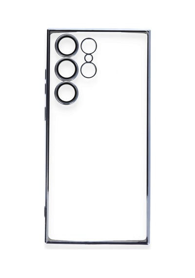 Samsung Galaxy  Uyumlu,  S24 Ultra Kılıf Razer Lensli Silikon - Gold