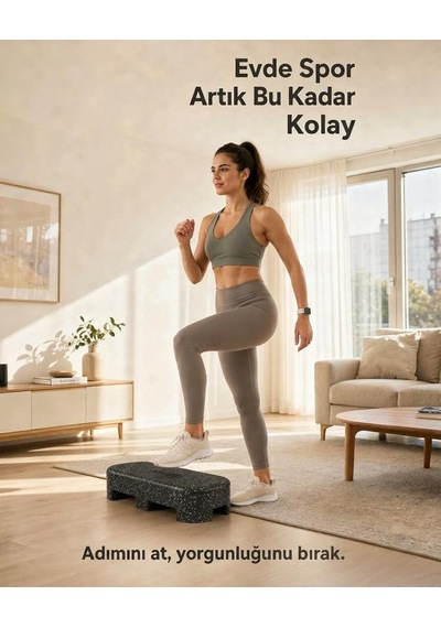 Actifoam Step Tahtası Siyah + 3 Renk Karışık