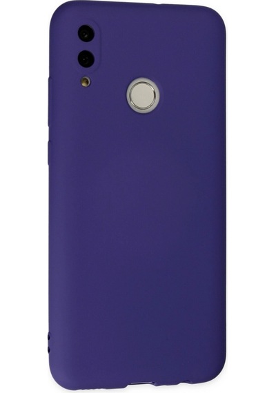 Huawei P Smart 2019 Kılıf Nano İçi Kadife Silikon - Mor -