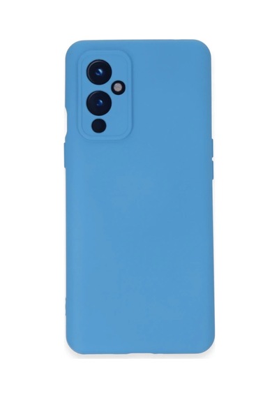 One Plus 9 Kılıf Nano İçi Kadife Silikon - Mavi 0.2M-Çok Renkli