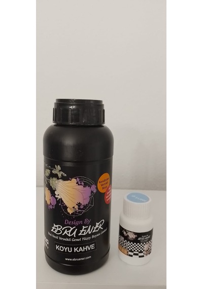 Ebru Ener Anka Boya ve Katkı Maddesi Koyu Kahve 500 G