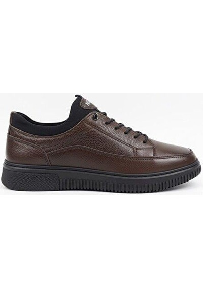 Cem Pekşen Gepetto 501 Kahve Erkek Günlük Deri Comfort Casual Ayakkabı Kahverengi