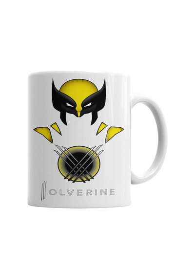 Wolverine Fem Kupa Bardak Porselen Karışık