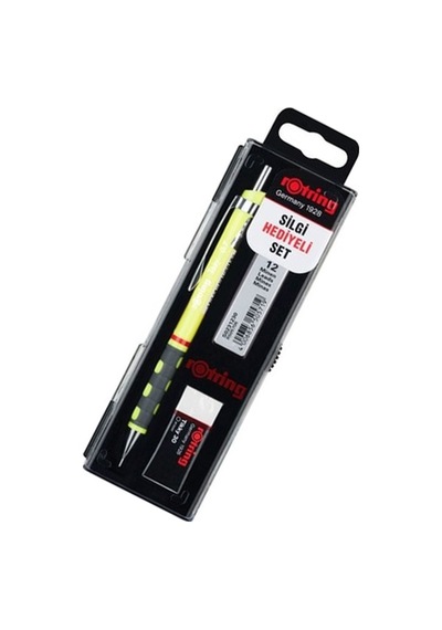 Rotring Okul Seti Versatil+Min Silgi 0.7 Mm Fosforlu  Sar