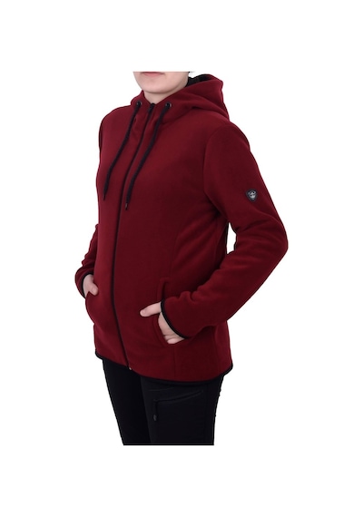 Ghassy Co.Kadın Kapşonlu Fermuarlı Polar Sweatshirt 152529819