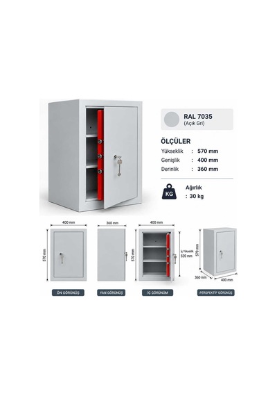 Sitco Ps570 Anahtarlı Kasa