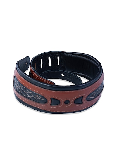 Levy's Leathers Pm31-wal Veg-tan Deri Gitar Kayışı, Ceviz