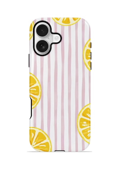 Apple iPhone Uyumlu 17 Vorian Çift Katmanlı Magsafe Kılıf Pink Lemon Window