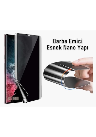 Xiaomi 12S Pro Uyumlu Kavisli Hayalet Ekran Koruyucu Nano Pet Film - Extra Darbe Korumalı
