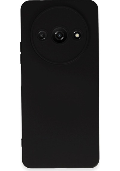 Xiaomi Redmi A3 4g Uyumlu Kılıf Nano İçi Kadife Silikon - Siyah