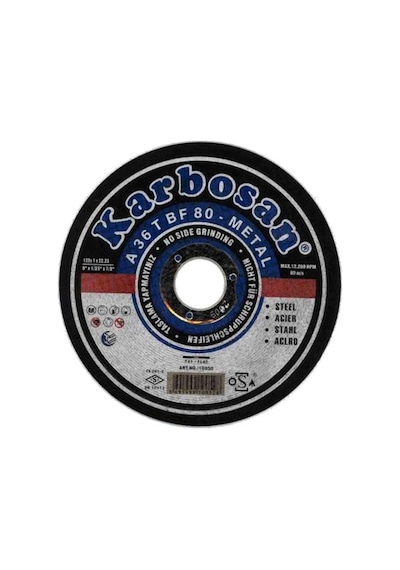 Mey İthalat Karbosan Metal 115x3x22 Mm