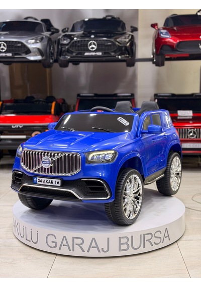 Volvo Akülü Araba 0-6 Yaş Özel Plaka Hediyeli Lacivert