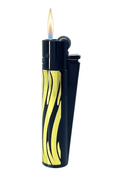 Clipper Metal Özel Elegant Serisi Çakmak - Gilded Flow Siyah