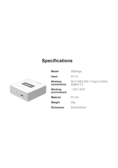 Sonoff Zbbridge Zigbee Köprü