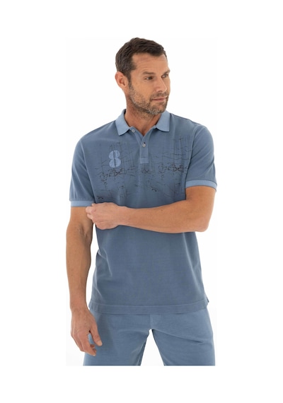 AR-MA Arma Erkek Regular Fit Parça Boyama Polo Yaka Tişört 001