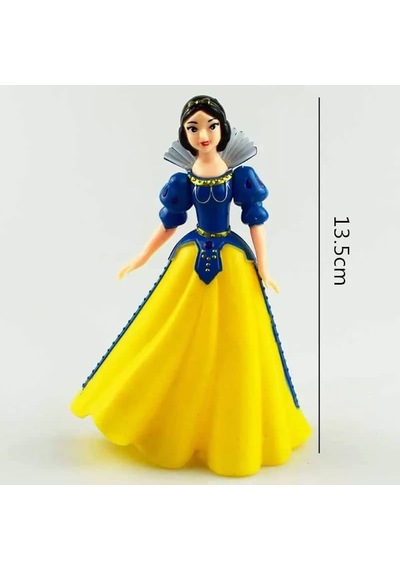 8 Parçalı: Pamuk Prenses Ve 7 Cüceler Snow White Eğlenceli Figür Seti