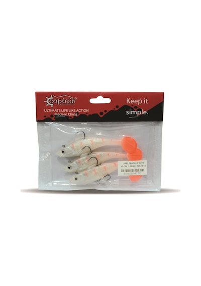 Captain 3567 Cracker Soft 10 CM 3' lü Paket Sahte Silikon Yem