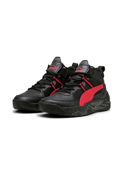 Puma Rebound Future Nextgen Siyah Basketbol Ayakkabısı 39232903 Siyah Kırmızı