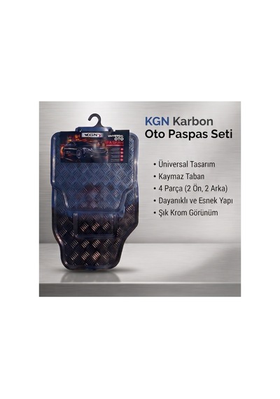 Alüminyum Metal Paspas Karbon 4 Ayrı Renk