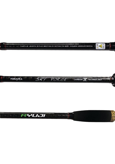 Ryuji Sky Force Fuji 248m 8-27gr 2p Spin Olta Kamışı