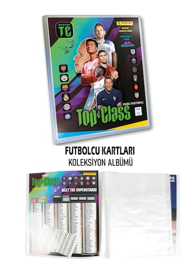 Panini Futbolcu Kartları Koleksiyon Oyun Kartı Albümü 270 Kartlık