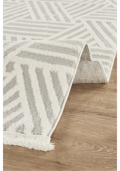 Kaşmir Halı 7/24 Plushy Tova Gray 200x290 Cm Gri