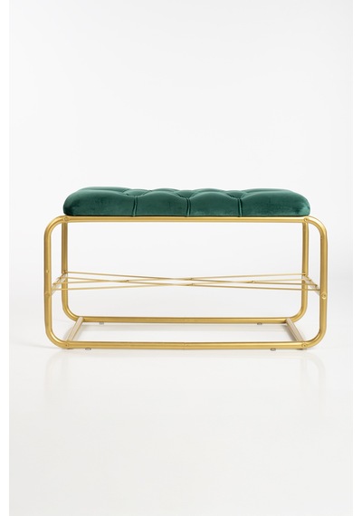 Ayakkabılık Puf Bench Döşemeli Kapı Girişi Puf Kapı Girişi Düzenleyici Düğmeli Tel Raflı Gold Ayakkabılık Puf Bench Döşemeli Kapı Girişi Puf Kapı Girişi Düzenleyici Düğmeli Tel Raflı Gold