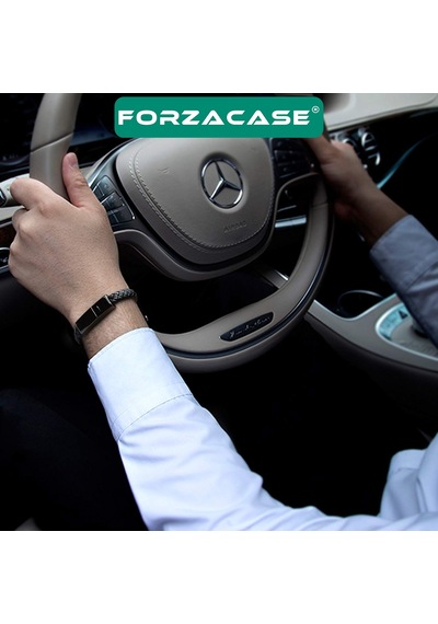 Forzacase FC346 PD 66 W Usb To Lightning Deri Bileklik Şarj Data Kablosu